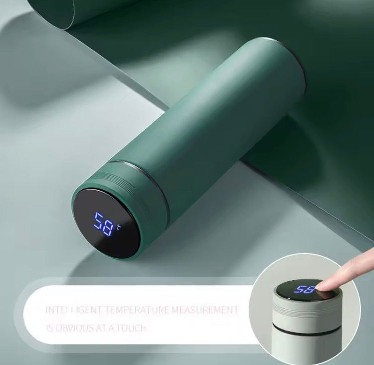 500ML LED Temperature Display Bottle, Stainless Steel Intellective Thermos with Double Bottom, Smart Vacuum Insulated Water Bottle 500ML LED Temperature Display Bottle, Stainless Steel Intellective Thermos with Double Bottom, Smart Vacuum Insulated Water Bottle
